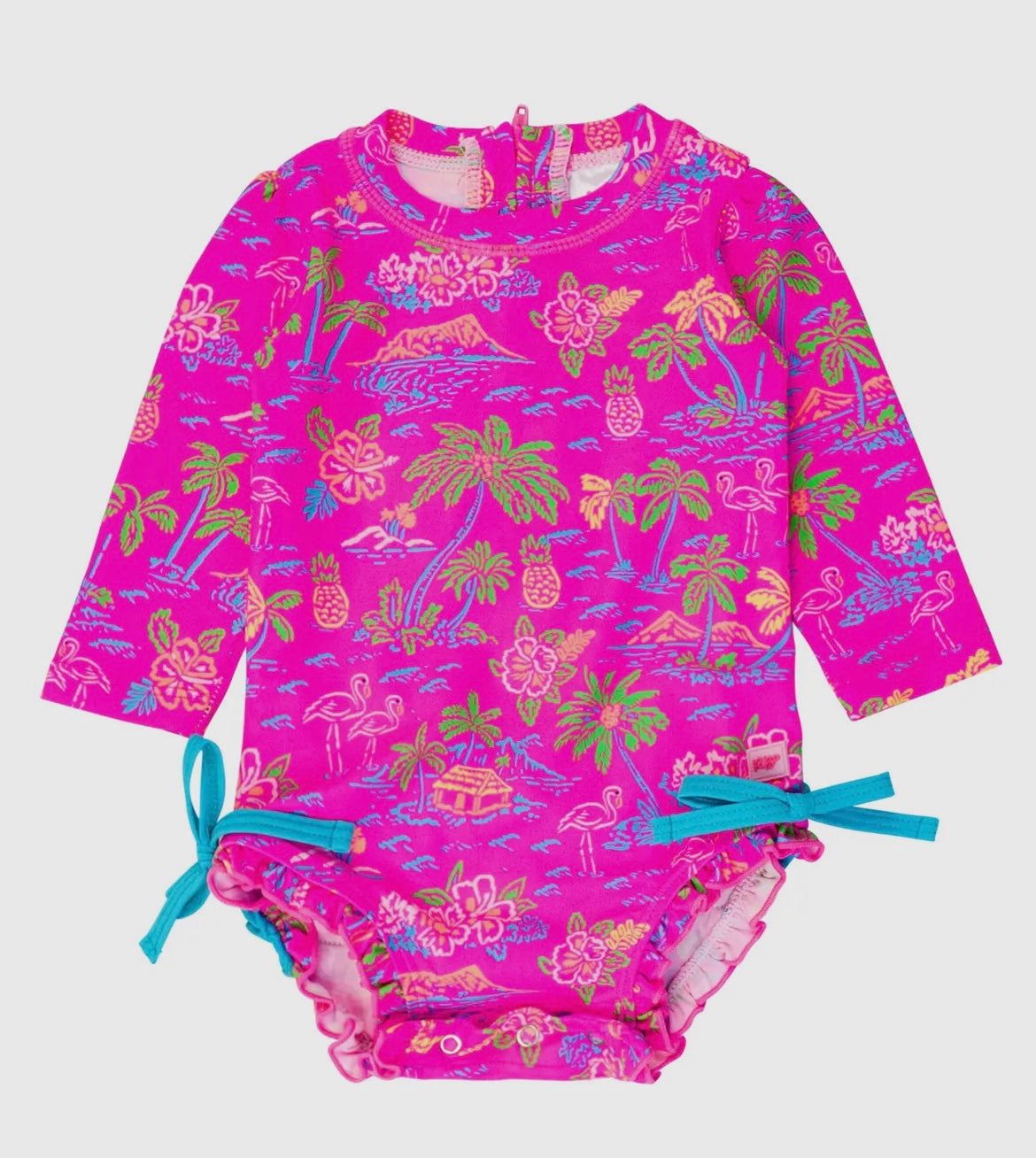 Hot Pink Flamingo One Piece