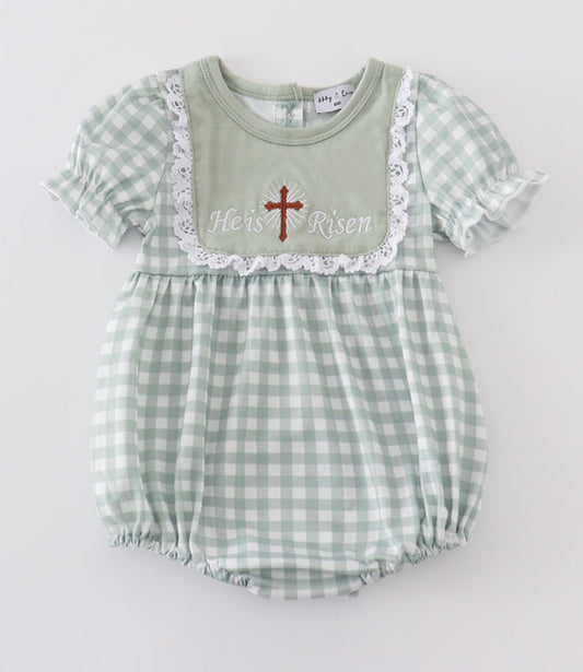 He is Risen Bubble Onesie