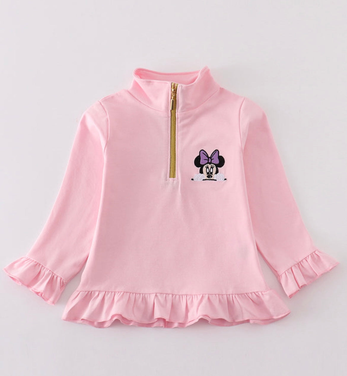 Ruffle Mouse Pullover