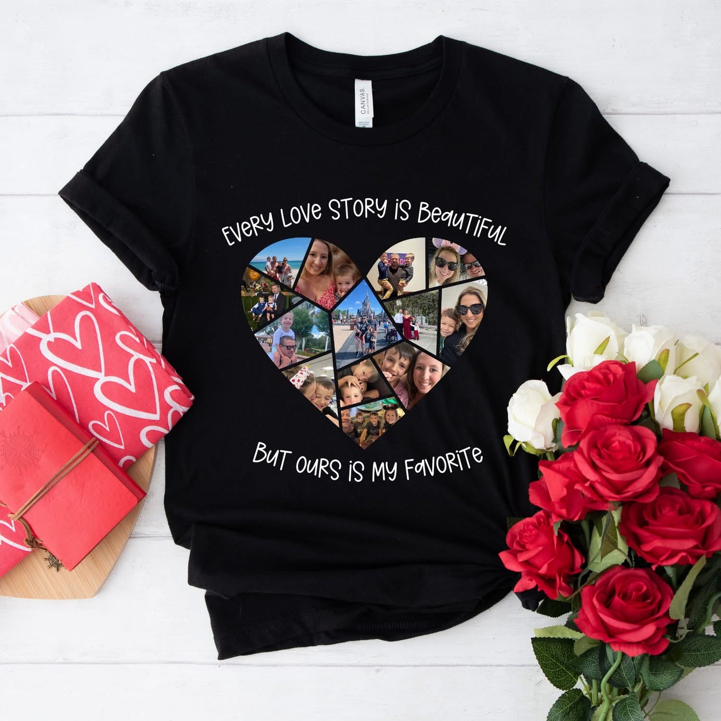 Photo Heart Tee - Comfort Colors