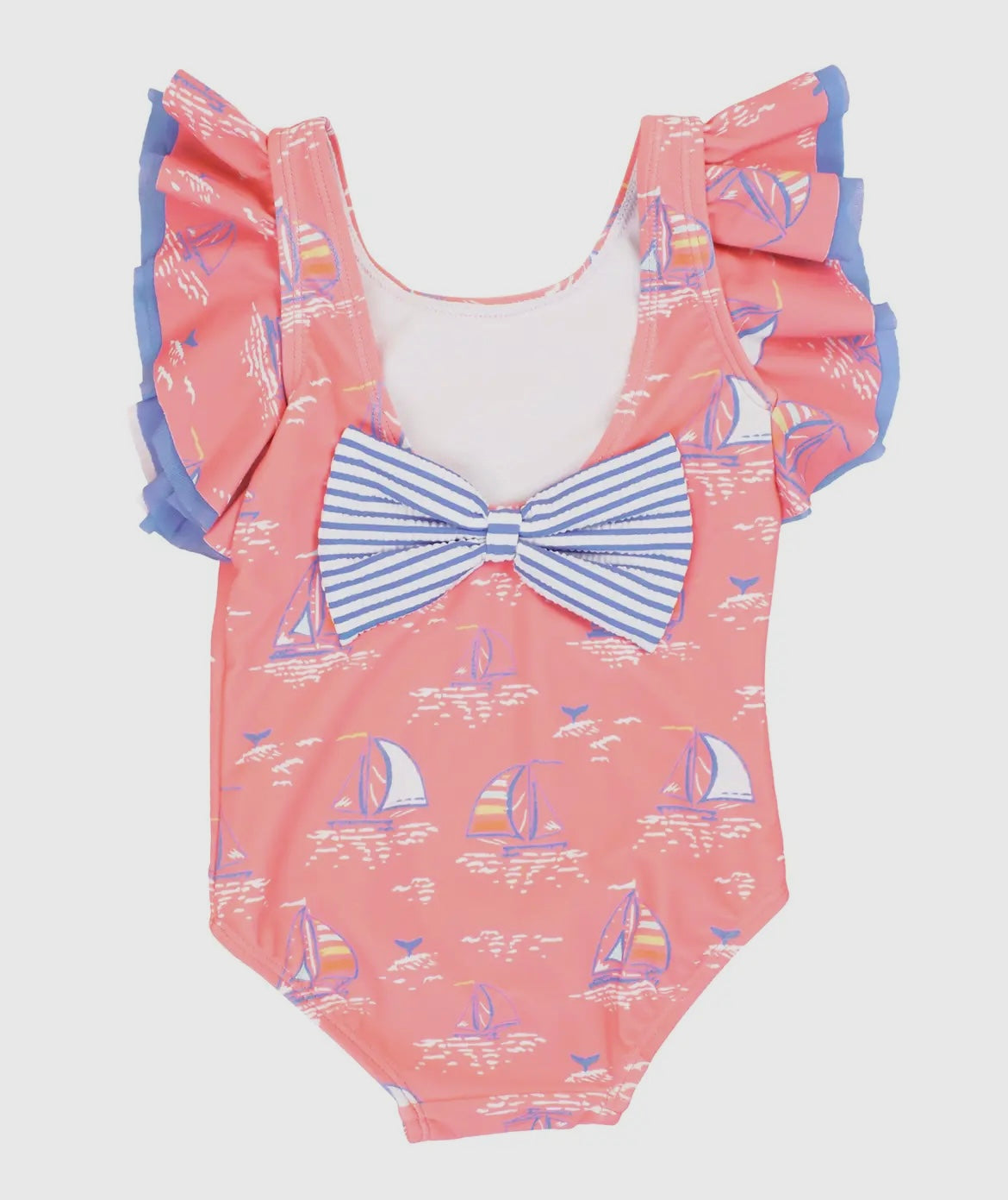 Pink Sailboat Bow One Piece