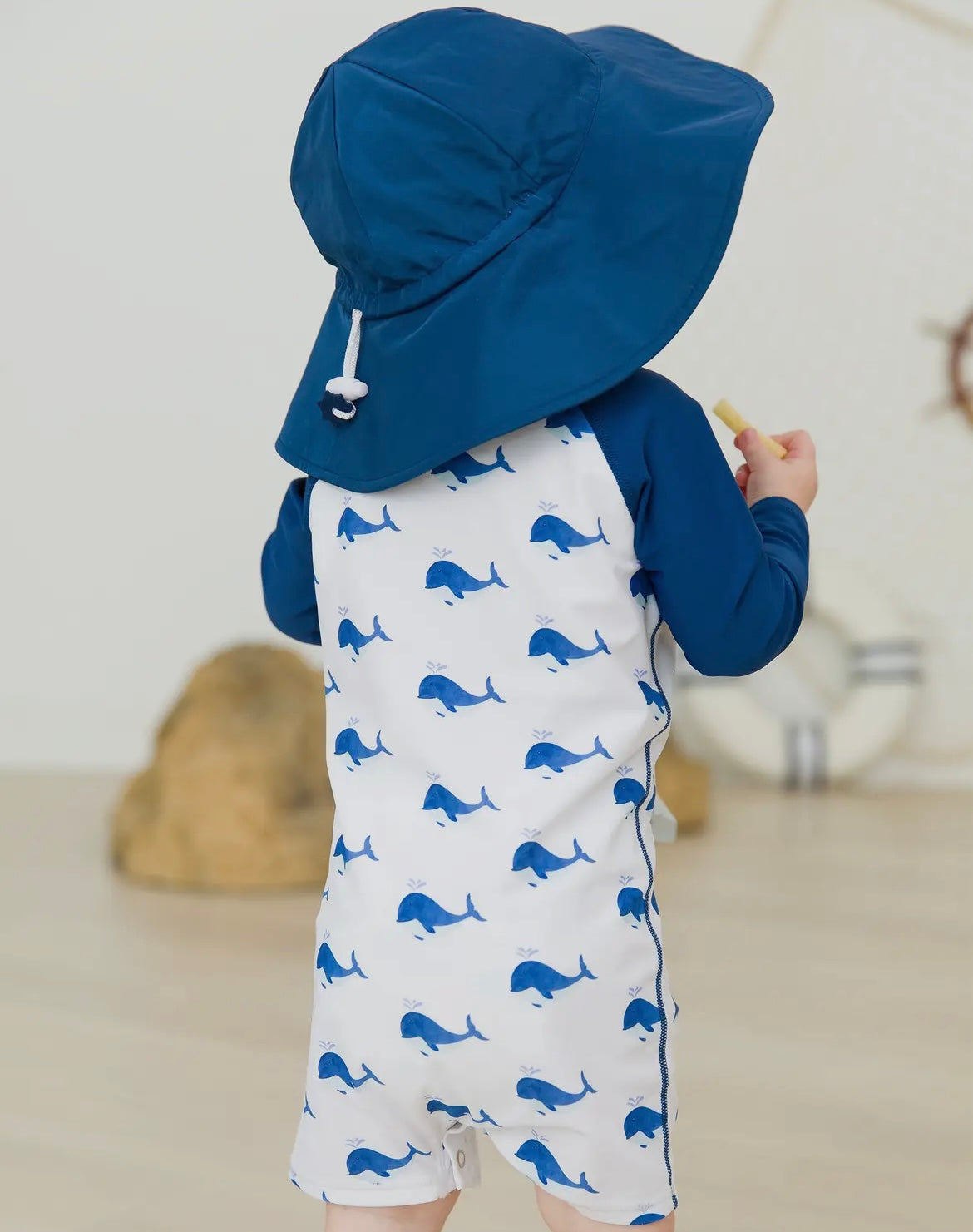 Whale Swim Romper