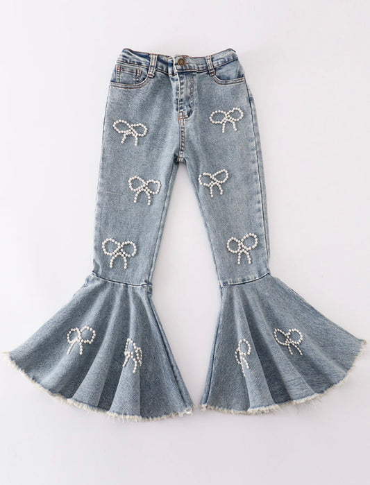 Pearl Bow Jeans