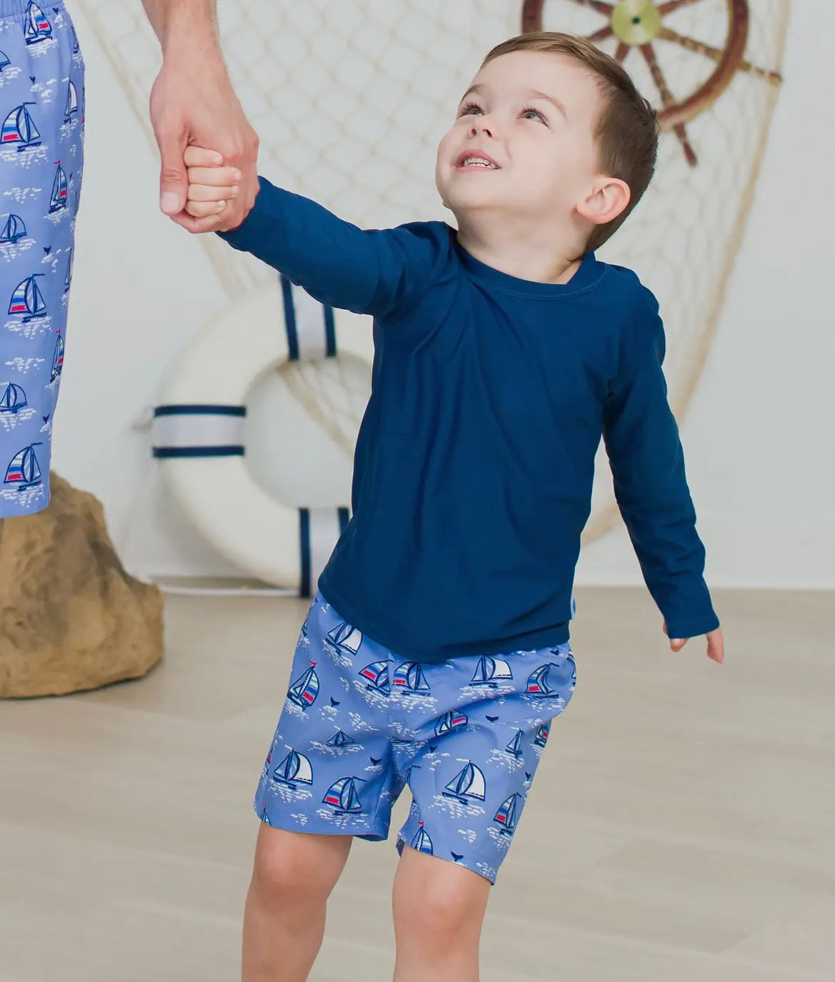 Boys Sailboat Trunks