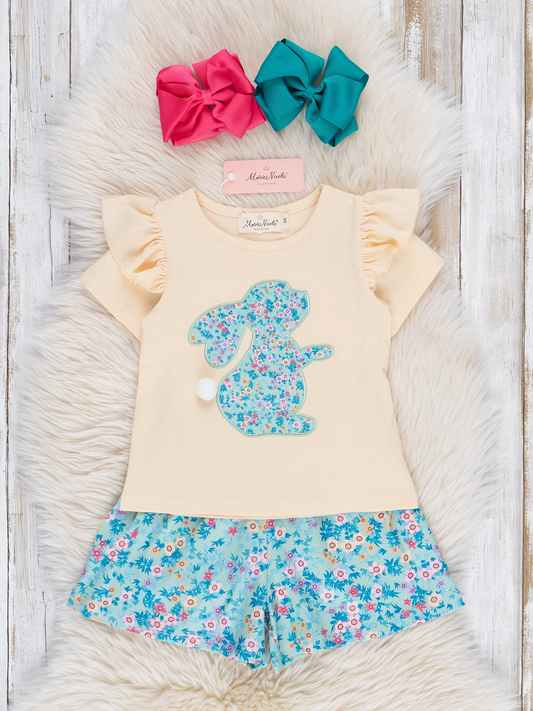 Bunny Floral Set