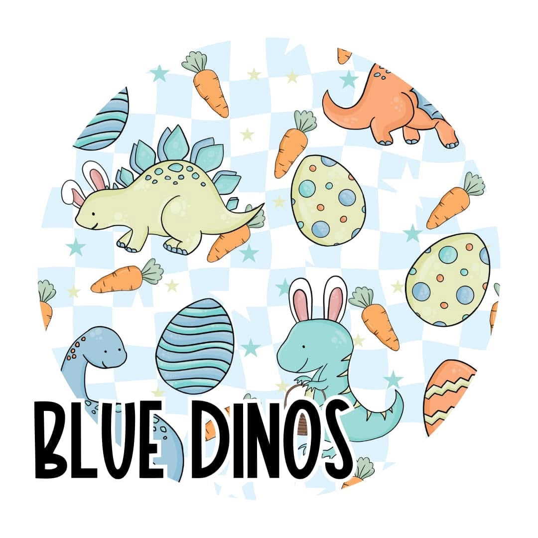 Blue Dinos Bamboo