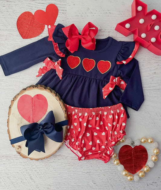 Vintage Valentine Bummie Set