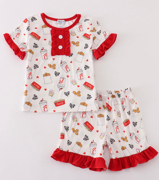 Lord’s Chicken Ruffle Pajamas