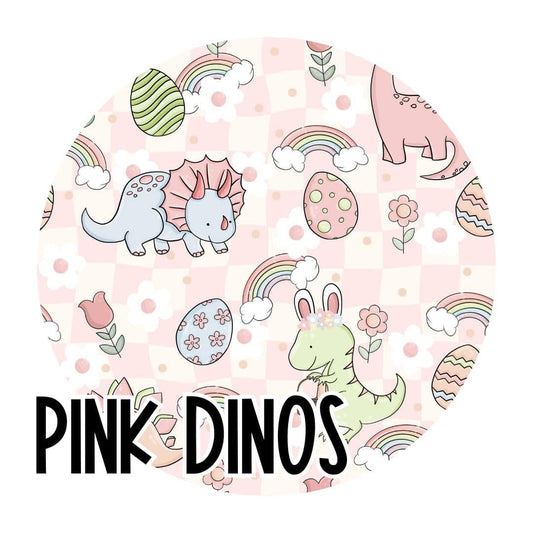 Pink Dinos Bamboo