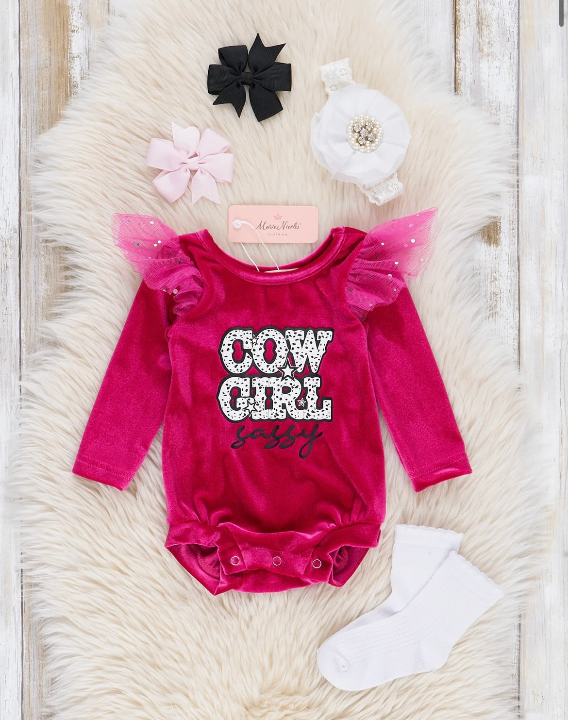 Cowgirl Sassy Onesie