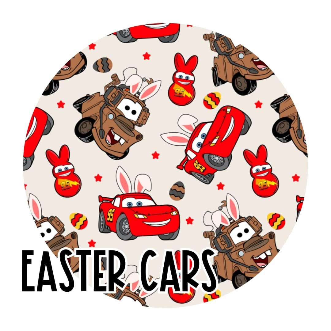 Easter Cars Bamboo Joggers