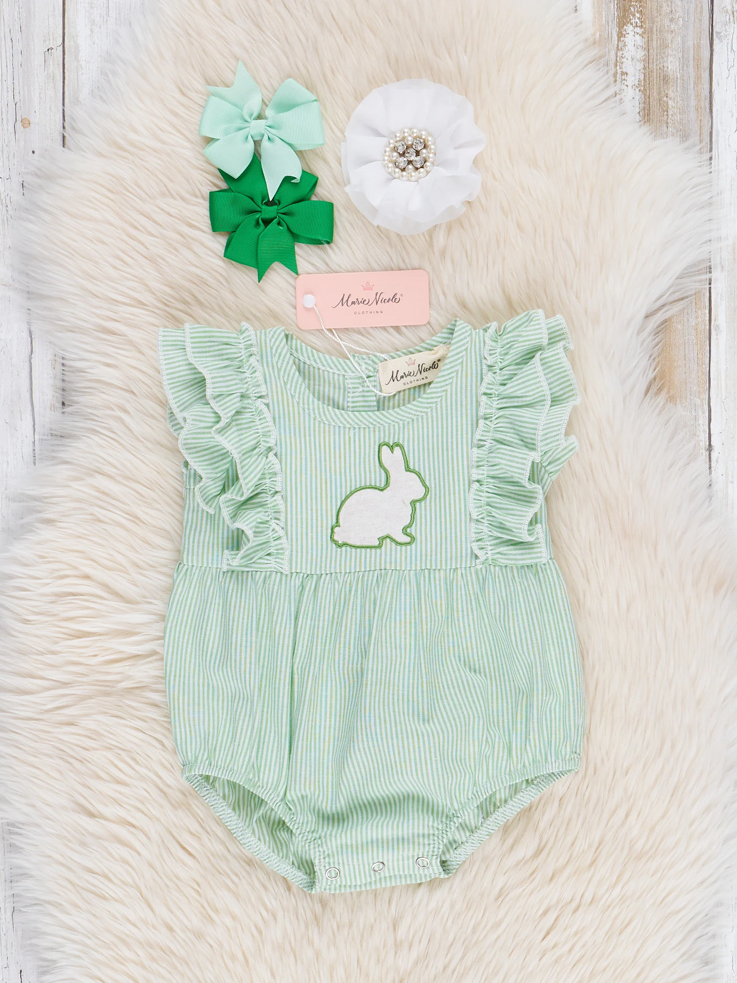 Green Bunny Onesie