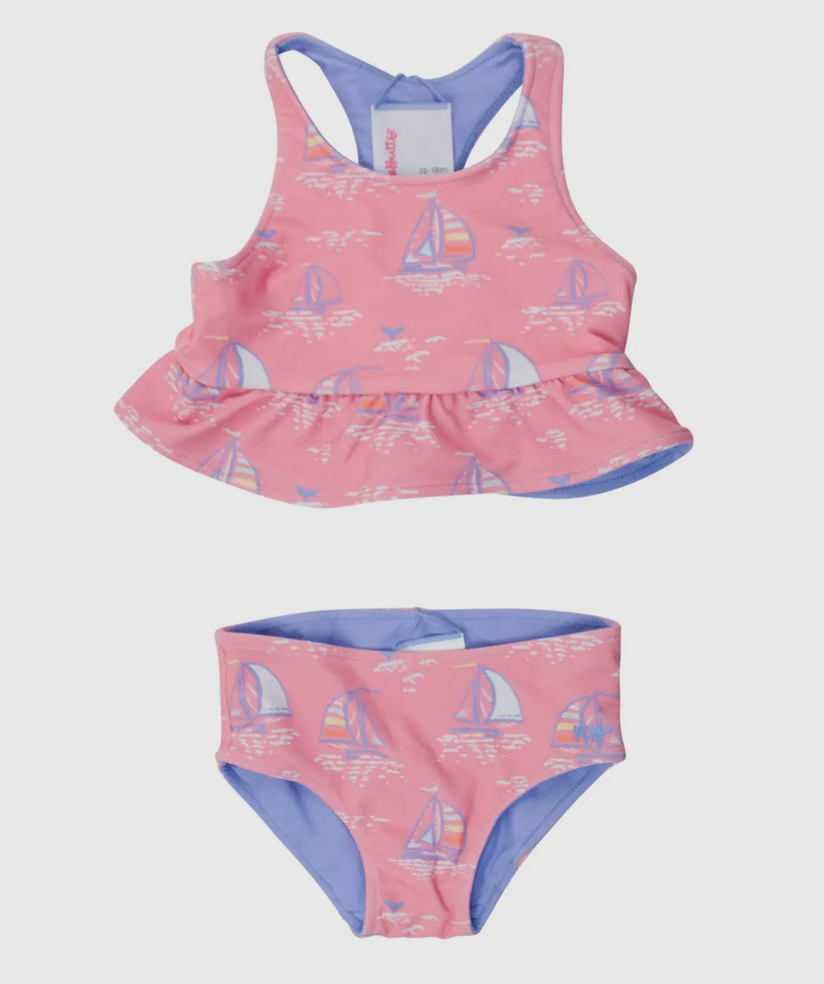 Pink Sailboat Two Piece