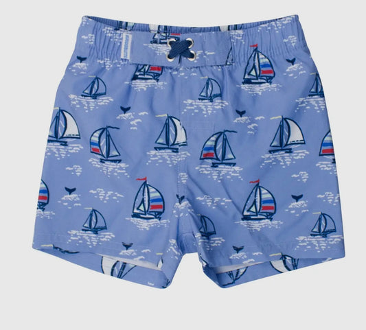 Boys Sailboat Trunks