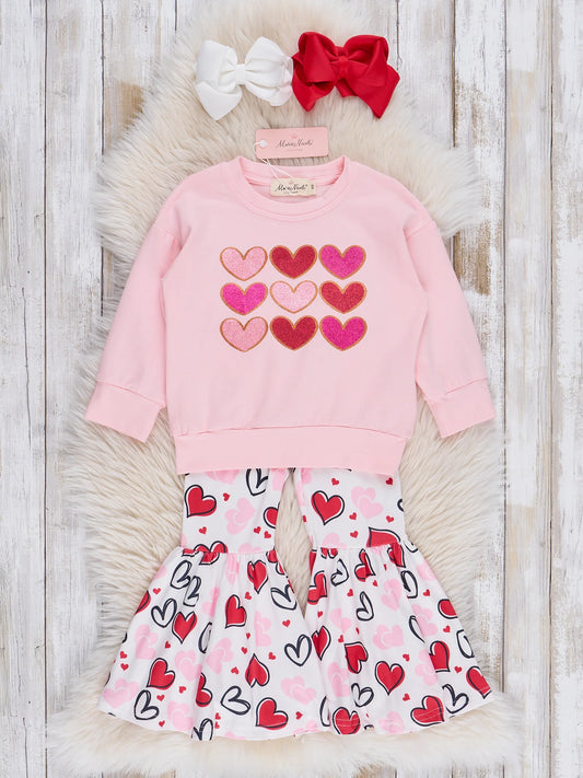 Glitter Hearts Set