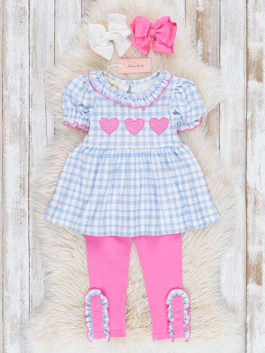 Checkered Hearts Set