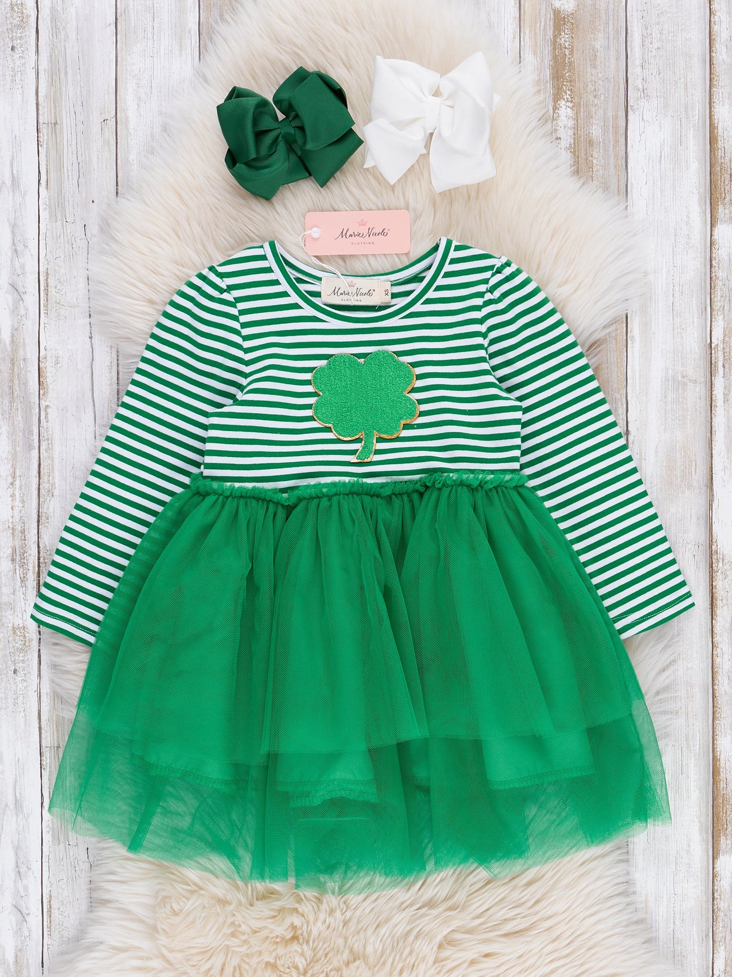 Green Clover Tulle Dress