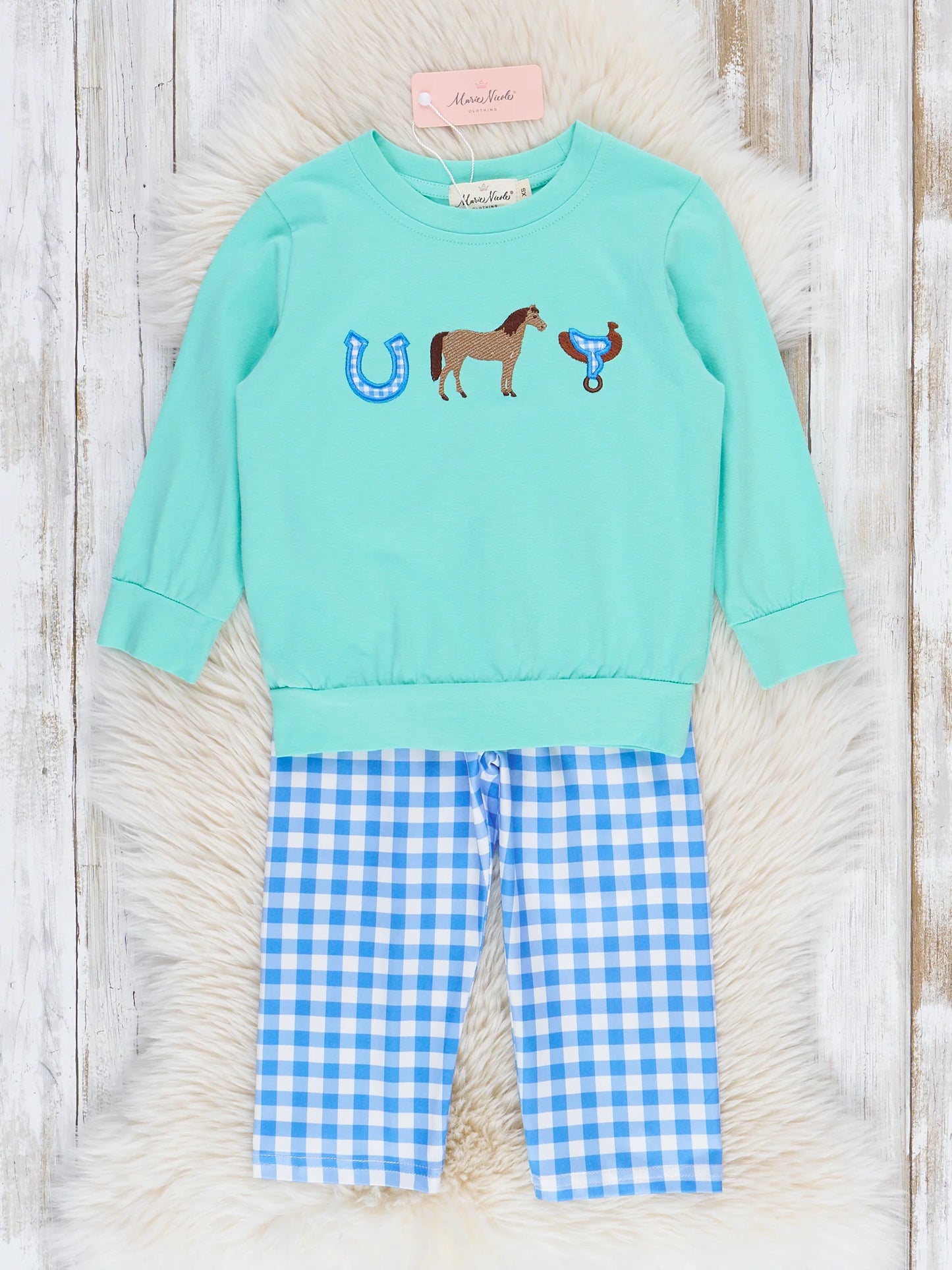 Horse Race Checkered Set