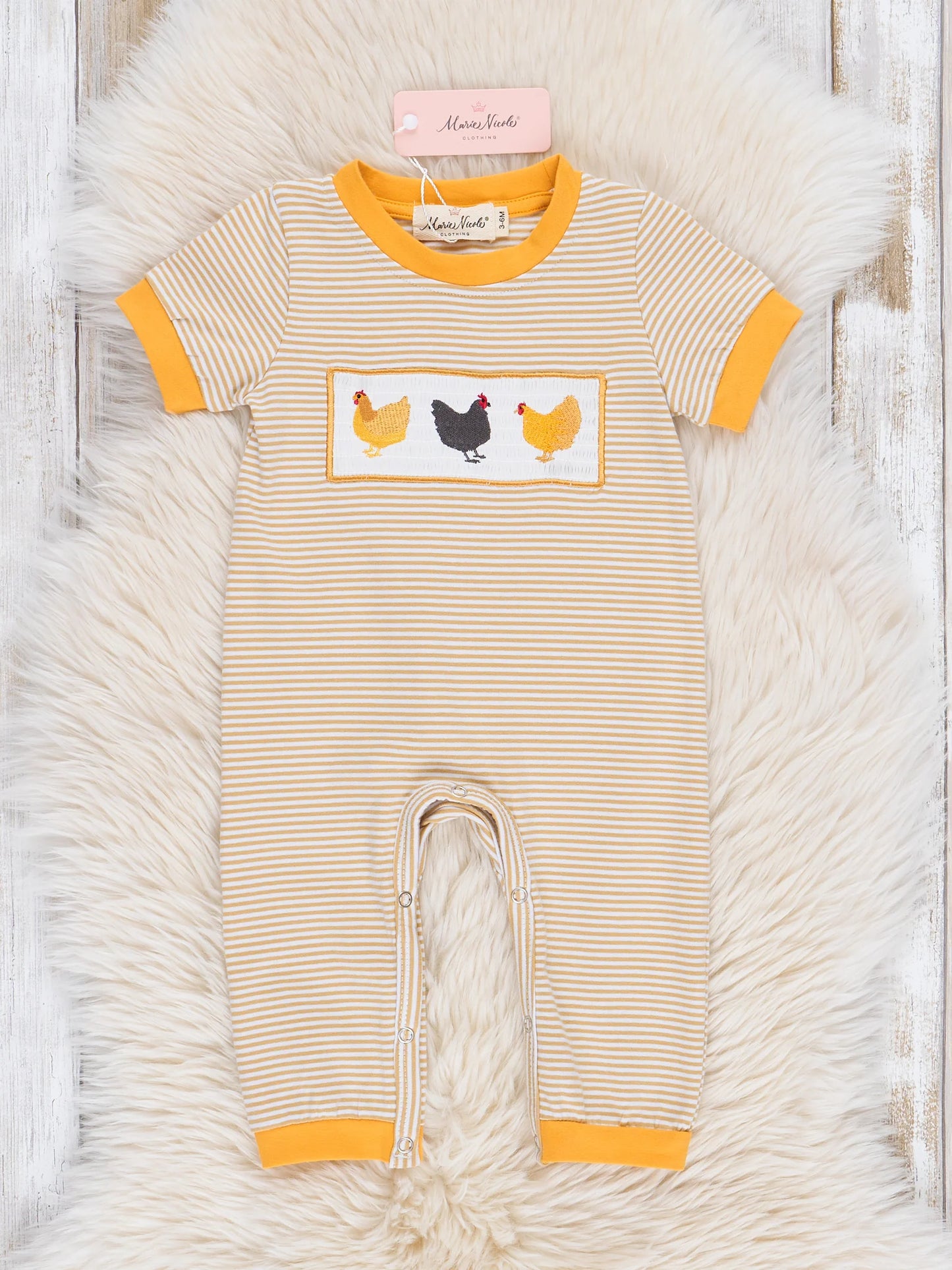 Mustard Chicken Romper